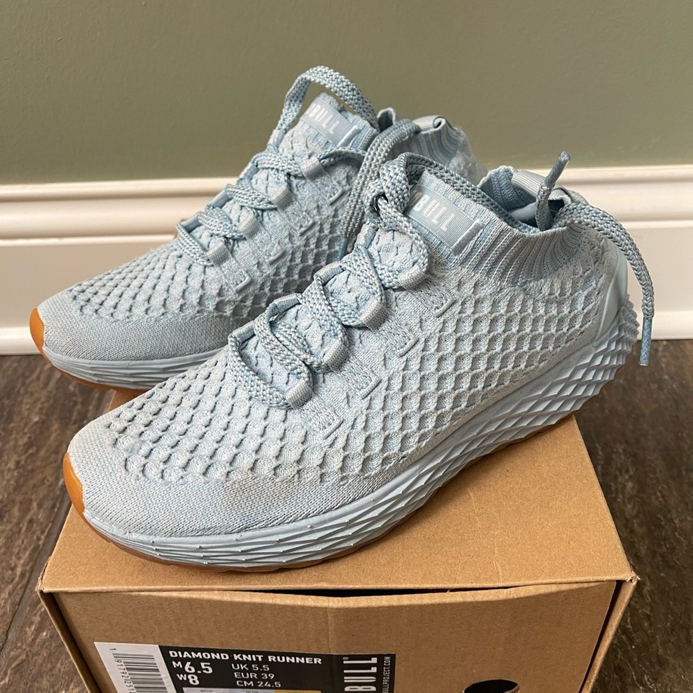 NoBull Project - Diamond Knit Runner - Ice Blue Sz 8